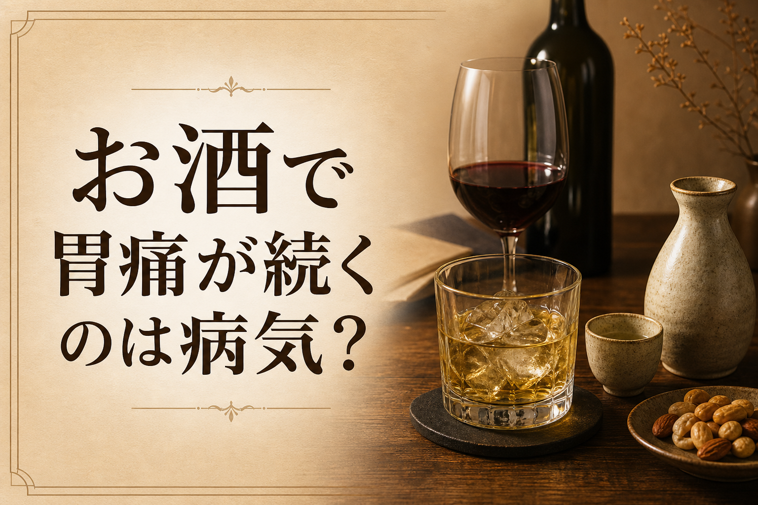 お酒について確認するためのアイキャッチ画像